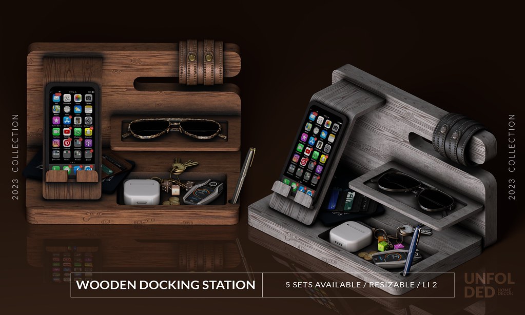 UNFOLDED X WOODEN DOCKING STATION X HESTIA EVENT