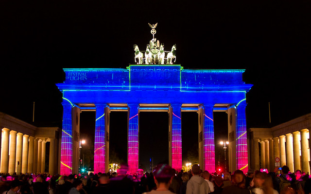 Berlin Festival of Lights 13.10.2023 Brandenburger Tor