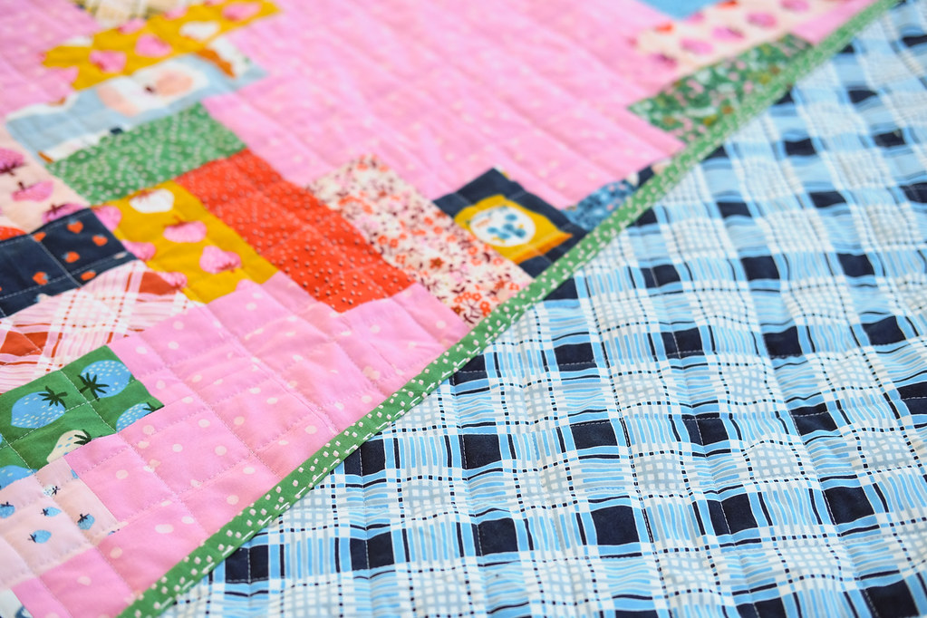 The Phoebe Quilt in Strawberry & Friends - Kitchen Table Quilting