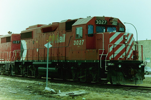 A Canadian Pacific Railways (CP Rail) GP38-2, Gimli, Manitoba (2001)