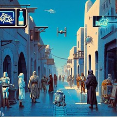 DALL-E 3 Star Wars Tatooine