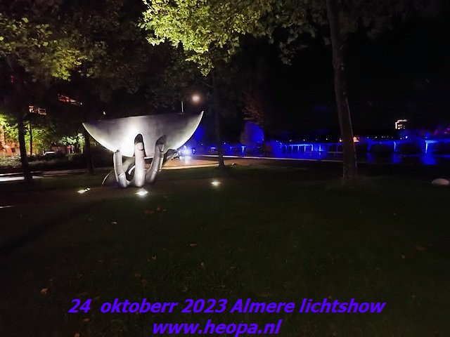 2023-10-24 Almere - Avond  lichtshow (50)
