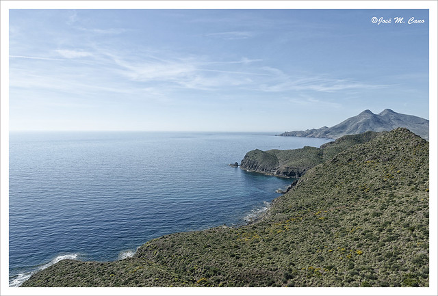 El Mediterráneo desde el mirador de las Amatistas (Cabo de Gata, Almería)