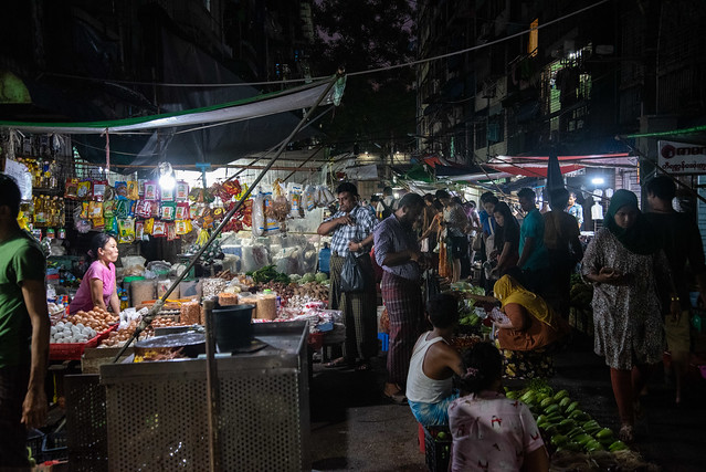 Yangon 19th street market, 25.10.2019