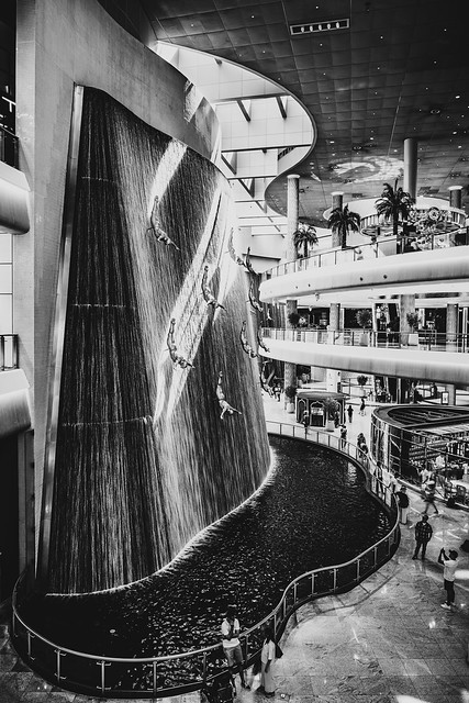 The Dubai Mall Waterfall