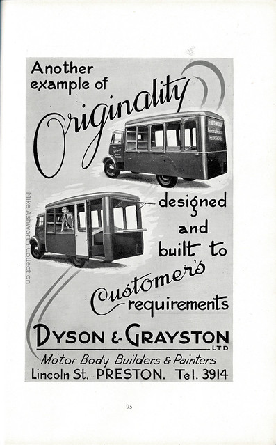 Dyson & Grayston Ltd., motor body builders and painters : advert in Preston and District Official Handbook : Preston County Borough Council et al : E.J. Burrow & Co. Ltd. : nd [c.1951]