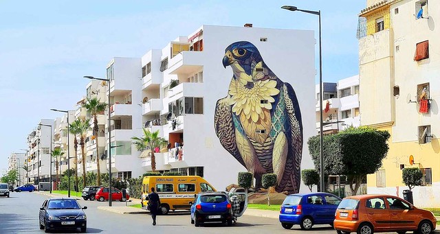 Rabat 2023.10.16. Mural 7.2 - Artist ALEGRIA DEL PRADO, Spain, Mexico, 2023