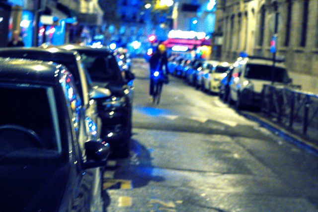 Night street view - Paris