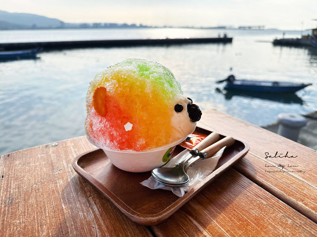 浪花丸淡水景觀冰店超可愛彩色小熊冰淡水美食淡水甜點推薦 (1)