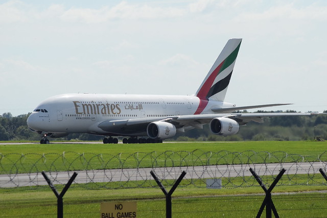 Emirates Airlines A6-EEC @ Manchester International Airport (MAN)