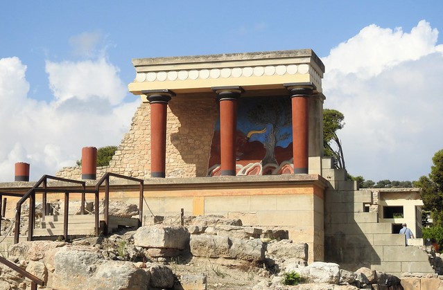 Bull Fresco - Knossos Palace