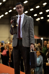 Mr. Bean on the cosplay catwalk