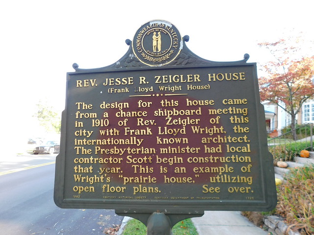 Rev Jesse R Zeigler House Marker
