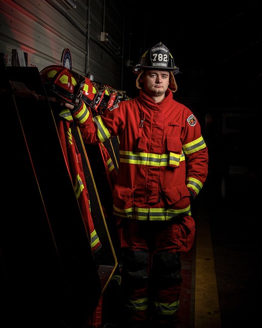 Collin Askew, firefighter. Montgomery Fire Department
