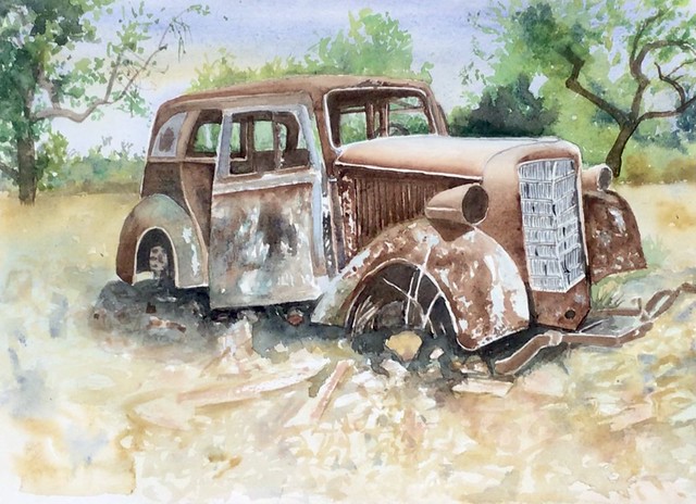 Rusty old car