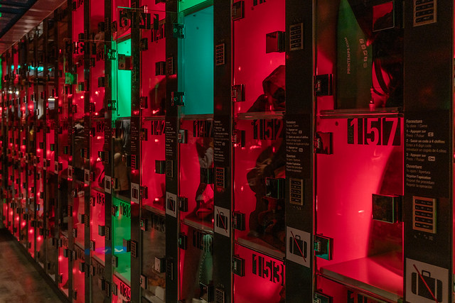 Red and Green Lockers