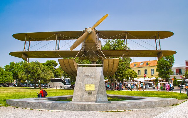 Monument to the first aerial crossing of the South Atlantic, Lisbon, Portugal