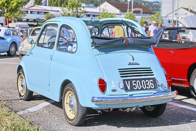 Steyr Puch 500 1957 in St.Margrethen 17.9.2023 3707