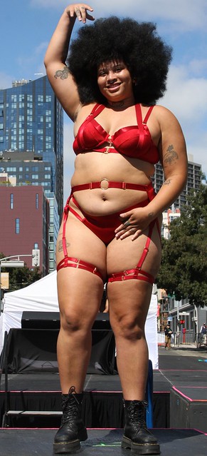 SEXY NAUGHTY GIRL in a BRA & PANTIES ! ~ photographed by ADDA DADA ! ~  FOLSOM STREET FAIR 2023 ! ~