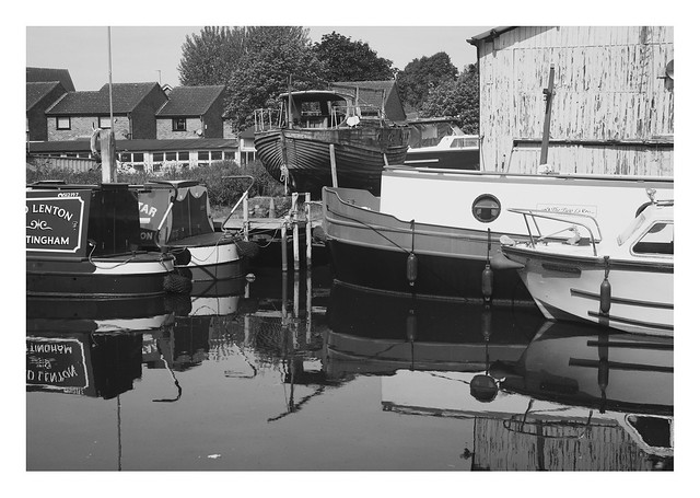 FILM - Boatyard reflections