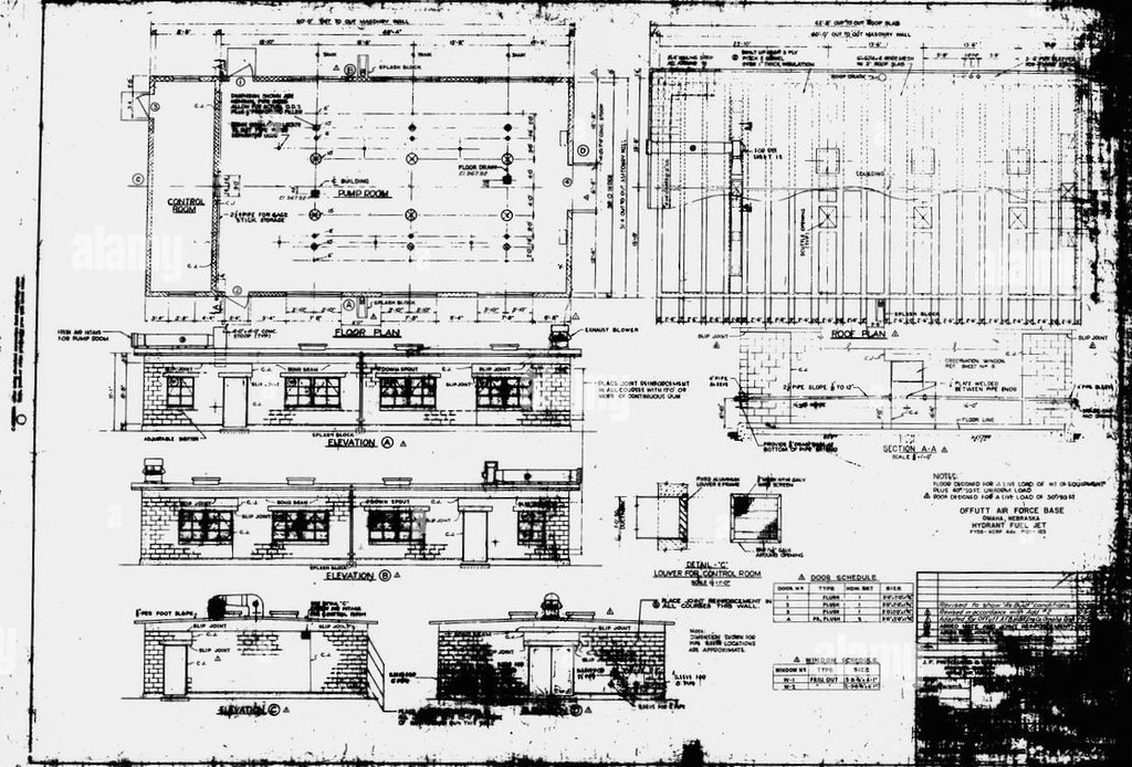 Offutt Air Force Base 1958 Hydraulic Fluid Buildings | Flickr