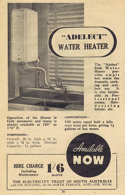 Adelect water heater