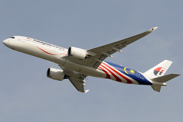 9M-MAF - Airbus A350-941 - Malaysia Airlines - Malaysia Negaraku Livery @ LHR
