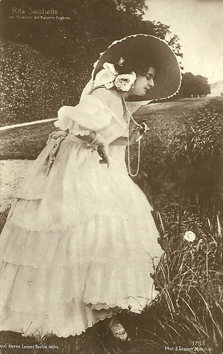 Rita Sacchetto in costume of the French Empress Eugénie