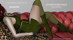Bizarre Leather Fetish Heels - Green Edition