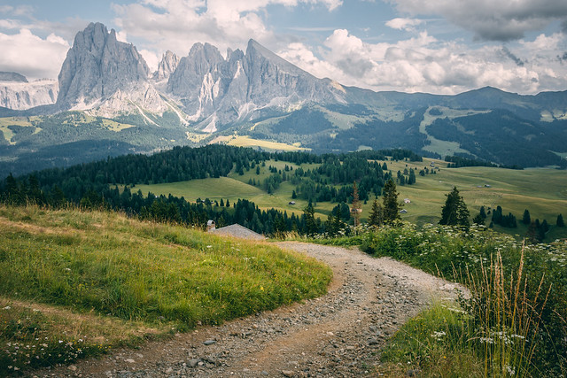 Hiking Trail to the Seiser Alm