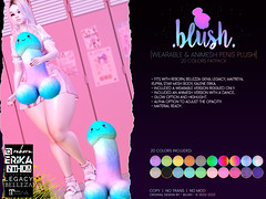BLUSH - Kawaii Penis Plush - Animesh And Wearable FATPACK