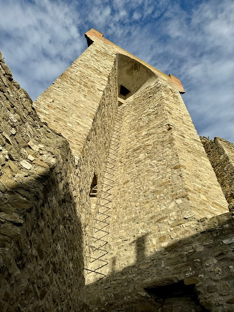 The triangular tower of Passignano sul Trasimeno