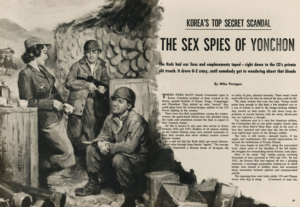 True War 1958-07 splash The Sex Spies of Yonchon