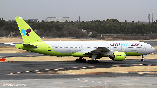 Jin Air (LJ-JNA) / 777-2B5ER / HL7734 / 03-13-2023 / NRT