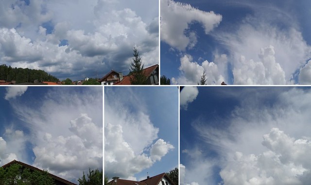 atmosphärisch Wolken