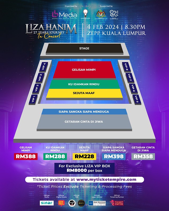 Konsert  Liza Hanim 27 Years Journey In Concert Pada 4 Februari 2024