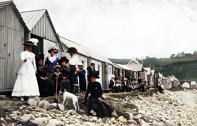 Perros-Guirec plage de Trestraou vers 1900