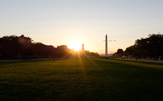 Sunset on the National Mall