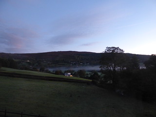 View from Bwthyn Clyd near Llangollen - sunrise