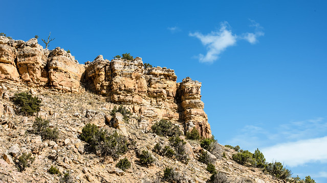 Cliffs at Mouth of Trail Creek Canyon