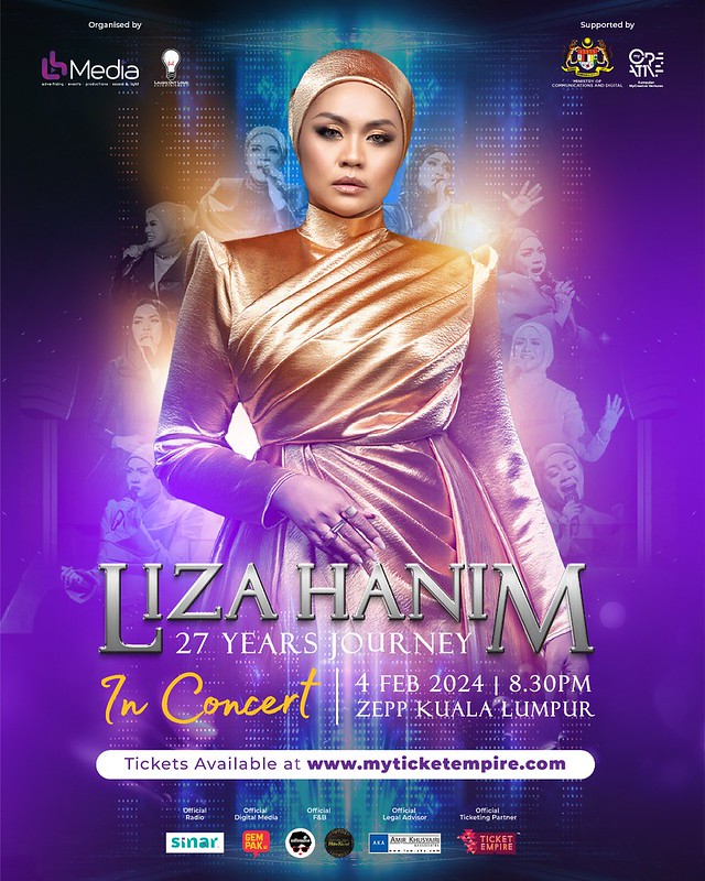 Konsert  Liza Hanim 27 Years Journey In Concert Pada 4 Februari 2024