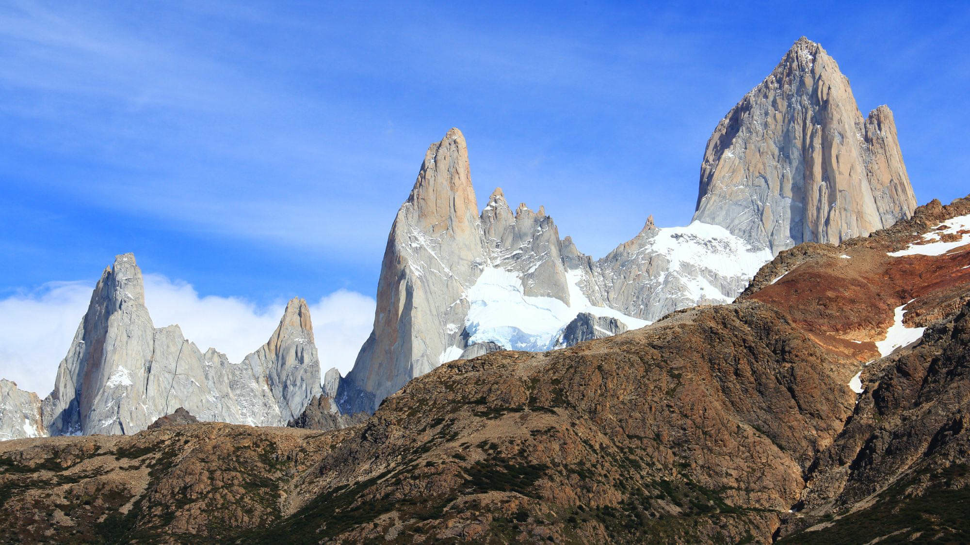 View of Mount Fitz Roy from one of the lookout points.