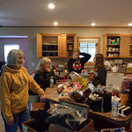 Joan & Pam & Shannon & Katelyn We spent several hours yesterday helping Joan&#039;s niece, Sarah, move. Here&#039;s a small portion of the crew at rest in the kitchen.

I took a few dozen (mostly boring) photographs, many of which show packages in otherwise empty rooms. And some late-fall pics of the scenery around the house; some of those will likely show up over the next few days.