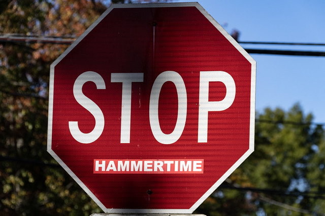 STOP. Hammertime.