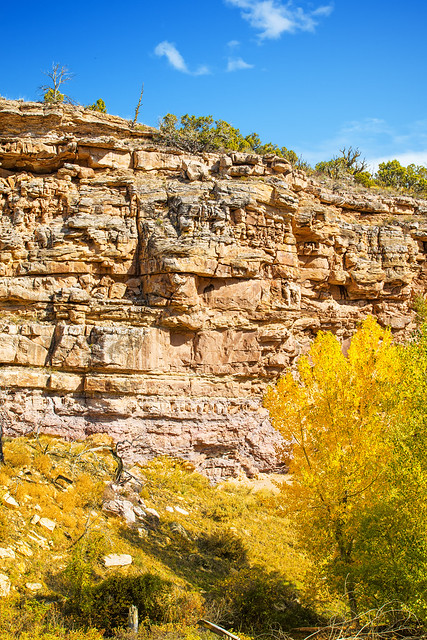 Cliffs Along The North Fork of Trail Creek