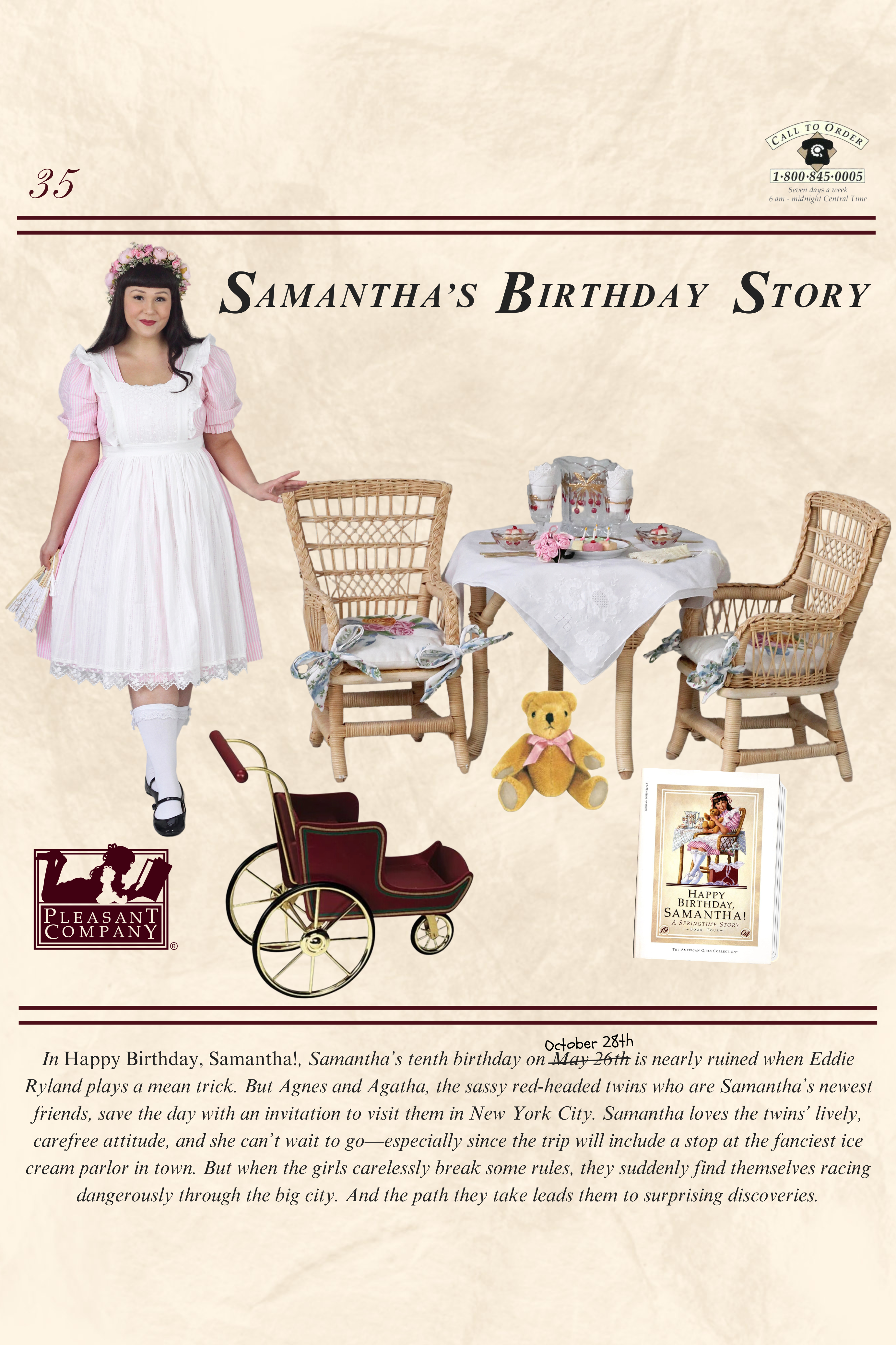 Samantha Parkington American Girl Costume