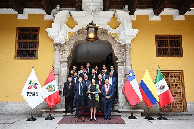 Canciller Gervasi recibe a representantes de Comisión Interparlamentaria de Seguimiento al Acuerdo Marco de la Alianza del Pacífico