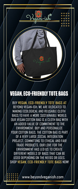 Vegan, Eco-Friendly Tote Bags