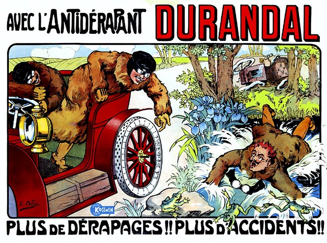 CÉLOS, E. L'Antidérapant Durandel, Plus de Dérapages!! Plus d'Accidents!!