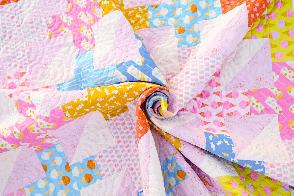 The Annie Quilt in Sugar Cone - Kitchen Table Quilting